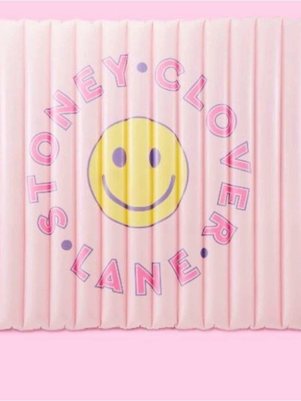 Stoney Clover Lane Pastel Pink Smiley Float with Yellow Face